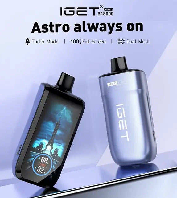 Buy IGET ASTRO B18000 puffs Disposable Vape India Online | India Vape store