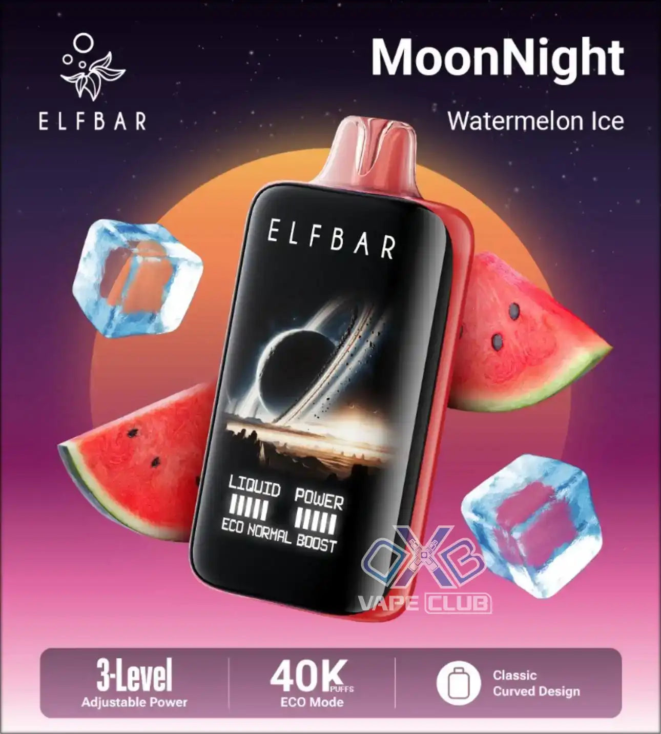 Elfbar Moon Night 40000 Puffs Disposable Vape India | Buy vapes online in india | India vapes store