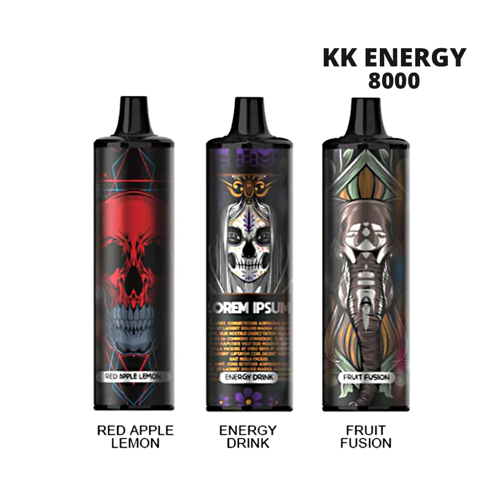 Buy KK ENERGY 8000 PUFFS online India | Disposable vape