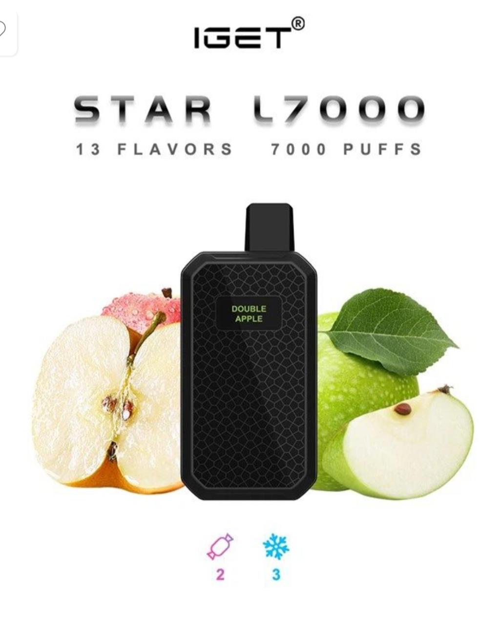 Buy IGET STAR 7000 PUFFS online India | Disposable vape